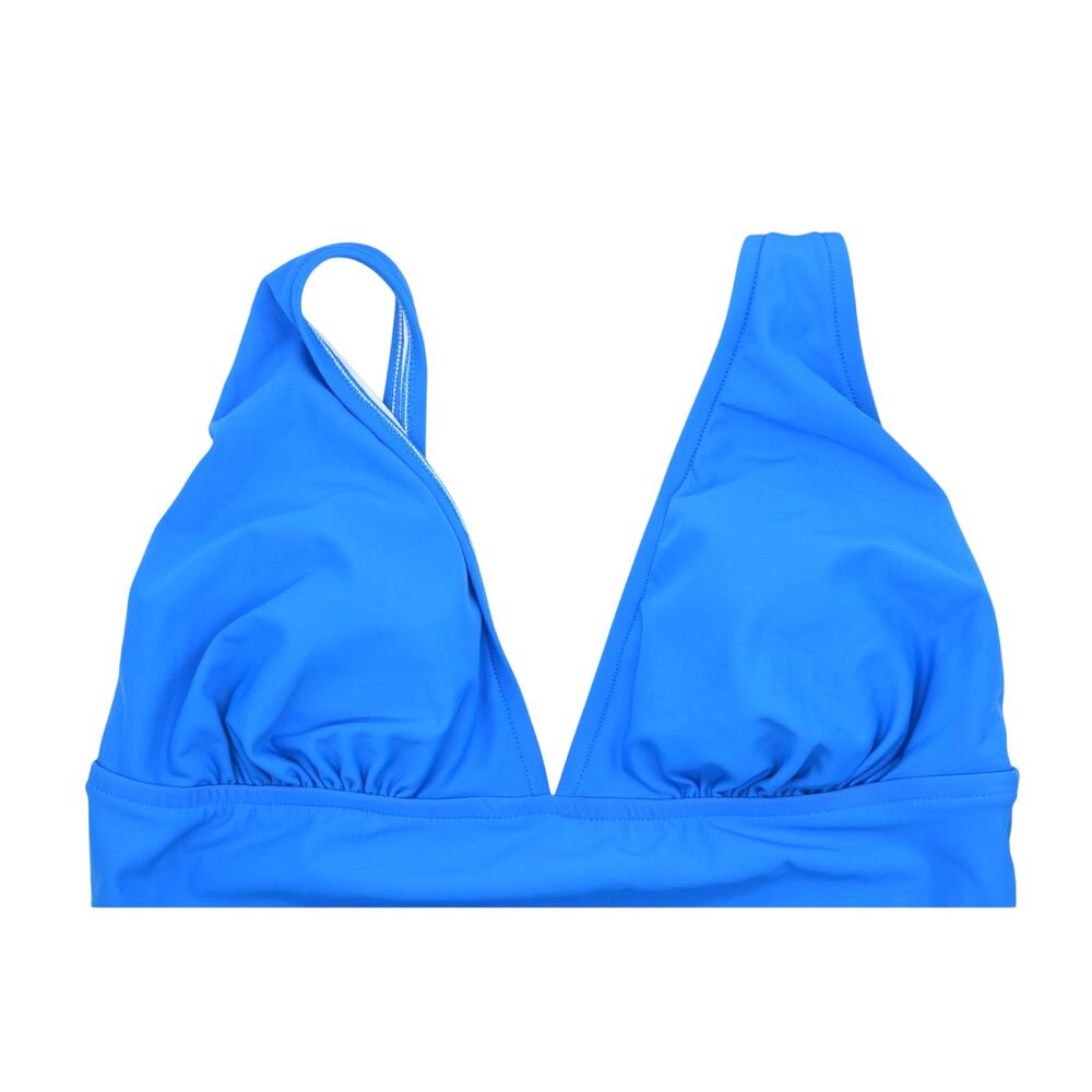 Swim Solutions Women's Tummy-Control Plunge One-Piece Swimsuit In Copen Blue - Picture 3 of 6